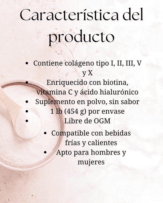 Colageno que te ayuda a mejorar la elasticidad de tu piel y fortalece tus articulaciones